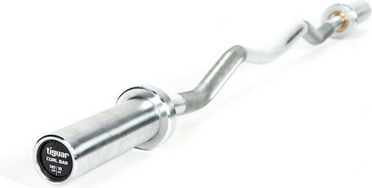 Tiguar ​Curl Bar Ø28mm 10kg 120cm Length with Screw Collars