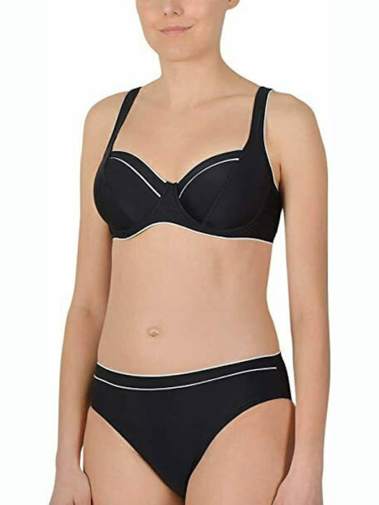 Naturana Set Bikini Μαύρο