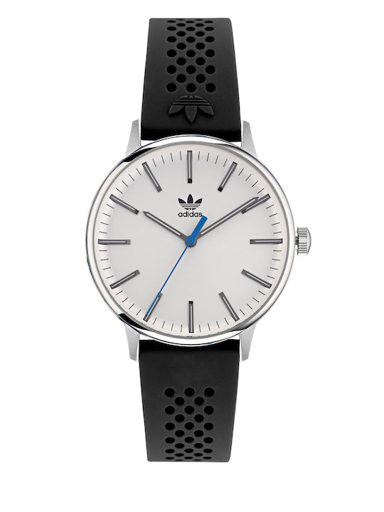 adidas Code One Ανδρικό Ρολόι 38mm Μπαταρίας με Μαύρο Καουτσούκ Λουράκι