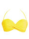 Bluepoint Padded Underwire Strapless Bikini with Detachable & Adjustable Straps Yellow