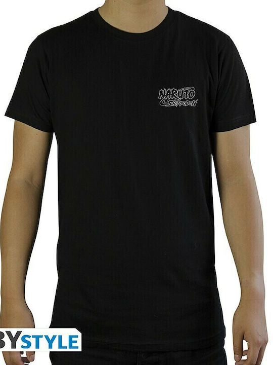 Abysse Shippuden Uchiha Man T-shirt Naruto Schwarz Baumwolle ABYTEX729 Abysse Shippuden Uchiha Man T-shirt Naruto Schwarz Baumwolle ABYTEX729