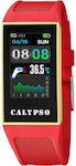 Calypso K8502 Activity Tracker με Παλμογράφο Χρυσό / Κόκκινο