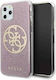 Guess 4G Glitter Plastic Back Cover Pink (iPhon...