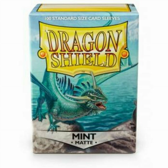 Dragon Shield Game Accessory Standard Size Sleeves Matte Mint 100τμχ