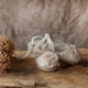 Baby Bloom Pantofi De Botez Din Țesătură Espadrile Ivoire