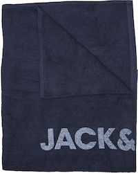 Jack & Jones Jacbali Cotton Beach Towel Blue Na...