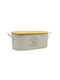 Ankor Bread Box with Lid Metallic Beige 33.5x17.6x12.2cm