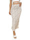 Glamorous Midi Skirt Floral in White color