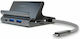 4Smarts USB 3-Port USB 3.1 Hub with USB-C Connection Gray