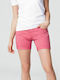 Volcano P-CULLSY Women's cotton shorts - Coral Red