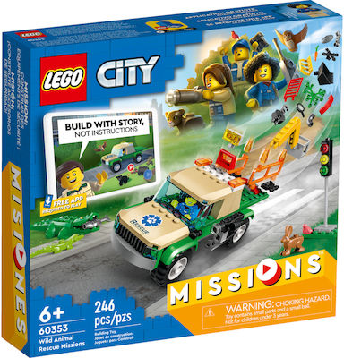 LEGO® City Missions: Wild Animal Rescue Missions (60353)