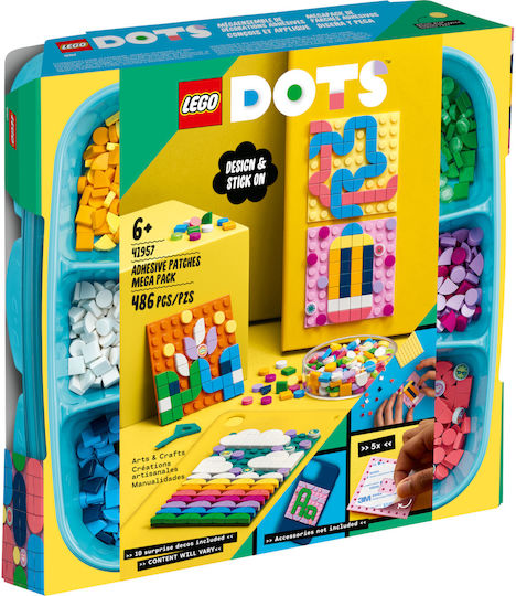LEGO Dots Adhesive Patches Mega Pack For 6+ Age 486 Pieces