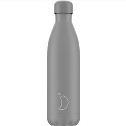 Chilly's Monochrome Μπουκάλι Θερμός All Matte Grey 750ml