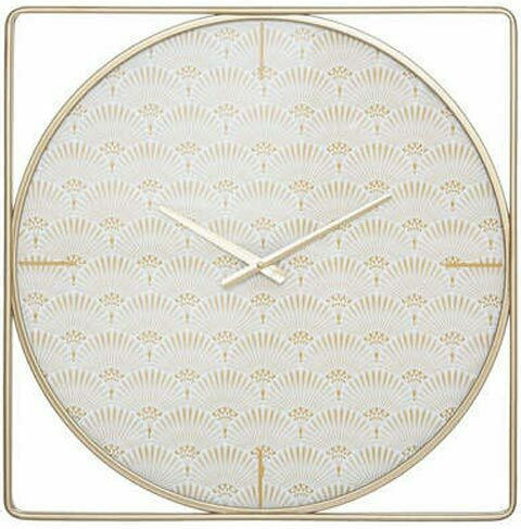 Metallic Gold Wall Clock 58x58cm