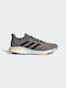 Adidas Supernova+ Ανδρικά Αθλητικά Παπούτσια Running Grey Four / Core Black / Flash Orange