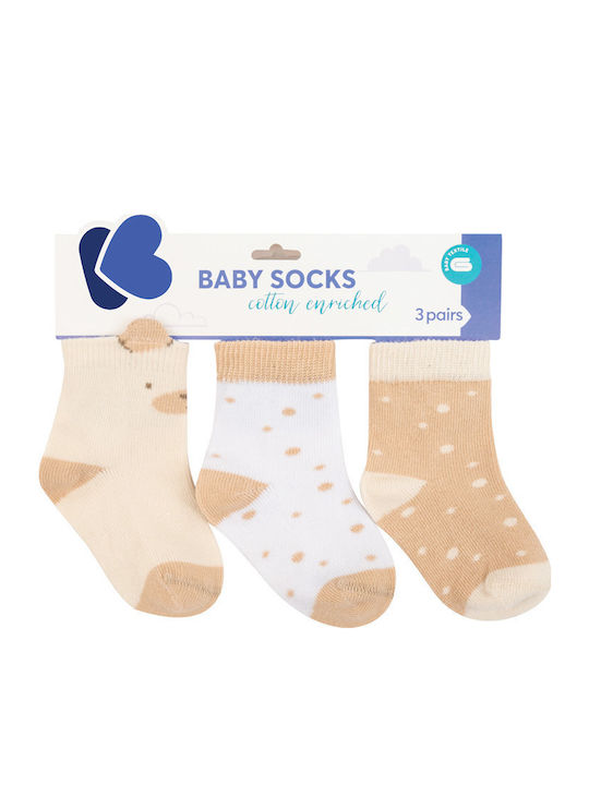 Kikka Boo Kids' Socks Knee-High My Teddy Beige 3 Pairs