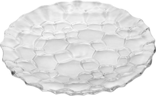 Keskor Servierplatte Glas Transparent mit Durchmesser 23cm 1Stück Keskor Servierplatte Glas Transparent mit Durchmesser 23cm 1Stück