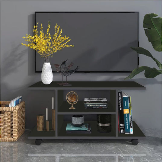 Έπιπλο Τηλεόρασης Μαύρο Μ80xΠ40xΥ40cm