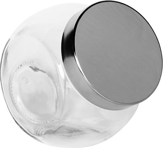 Keskor General Use Glass Jar with Lid Transparent 700ml