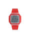 Adidas Street One Digital Uhr Chronograph Batterie mit Rot Kautschukarmband