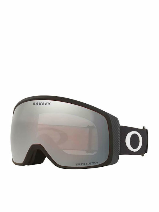 Oakley Flight Tracker M 01 Ochelari de Schi și Snowboard pentru Adulți Negri cu Lentilă Oglindă Gri
