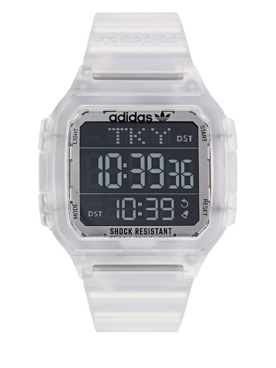 adidas Street One Ψηφιακό Ανδρικό Ρολόι 48mm Χρ...