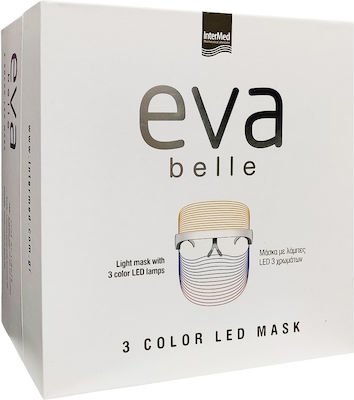 Intermed Eva Belle 3 Color Μάσκα Φωτοθεραπείας Προσώπου LED κατά της Ακμής