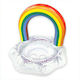 Baby-Safe Swimming Aid Swimtrainer 60cm for 6 month and Over White Rainbow