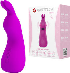 Pretty Love Nakki Clitoral Vibrator Iepurele fericit BI-014876 Roz