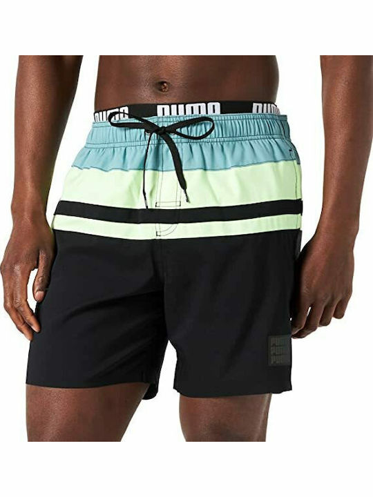 PUMA Heritage Ανδρικό Μαγιό Σορτς Πολύχρωμο με Ρίγες