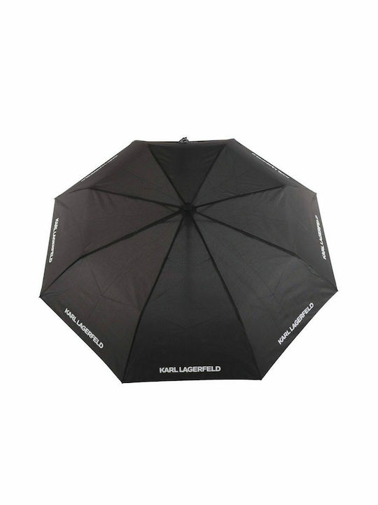 Karl Lagerfeld Automatic Umbrella Compact Black