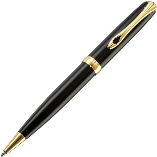 Diplomat Excellence A2 Black Gold Pen Rollerball Personalization