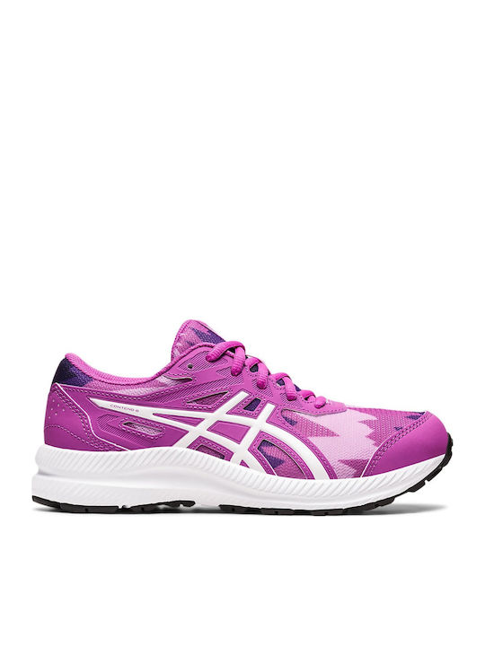 ASICS Contend 8 Print Gs Αθλητικά Παιδικά Παπού...