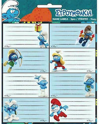 Gim Smurfs Etichete Pentru Caiete 8 Bucăți