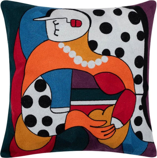 Silk Fashion Decorative Pillow Case Multicolour 124 45x45cm Silk Fashion Decorative Pillow Case Multicolour 124 45x45cm