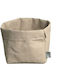 Ready Coș de pâine material textil Cream 11x12x12cm