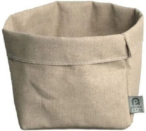 Ready Καλάθι Ψωμιού Υφασμάτινο Κρεμ 11x12x12cm