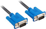 Lanberg Cable VGA male - VGA male Μαύρο 5m (CA-VGAC-10CU-0050-BK)