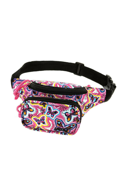 Polo Kiddo Παιδικό Τσαντάκι Μέσης Ροζ 24x4x12εκ.
