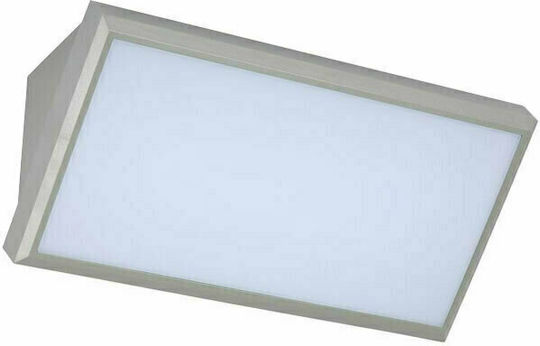 V-TAC Стенен Външен Плафон LED IP65 20W с Естествено бяло Светлина 31.9x17x11.4εκ.