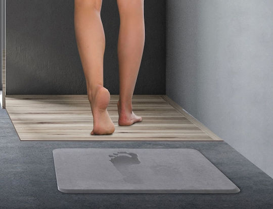 5Five Non-Slip Bath Mat 160928 Gray 35x45cm
