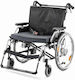 Meyra Eurochair XXL 1.760 Wheelchair Light Type with Simple Back Wheelchair 200kg 50cm