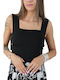 Sleeveless Bodysuit Black