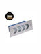 GloboStar Wandmontierte Außenbeleuchtung Deckenleuchte LED IP67 6W mit Warmweißem Licht 17x7x5.5cm