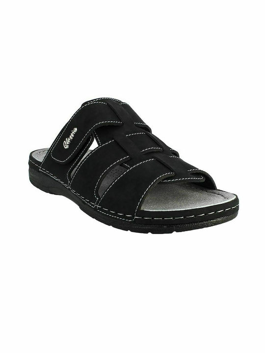 Antrin Herrensandalen in Schwarz Farbe