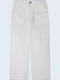 Pepe Jeans Grace Culotte Kinder-Jeanshosen Weiß