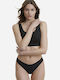 Damen Zeichenfolge 2Pack Nahtlos Schwarz