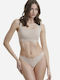 Damen Zeichenfolge 2Pack Nahtlos Beige