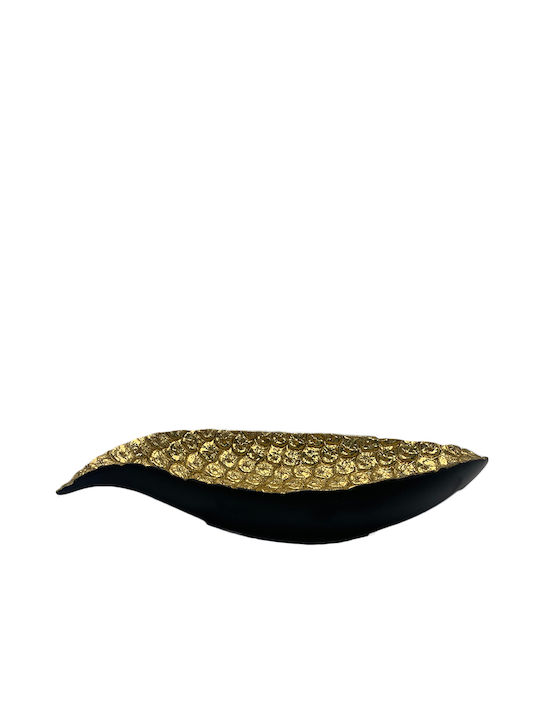 Karvounis Oval Polyresin Decorative Platter Bla...