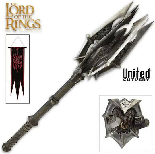 United Cutlery Властелинът на пръстените Меч на Саурон с Един пръстен Оръжие Реплика дължина 135 см в мащаб 1:1